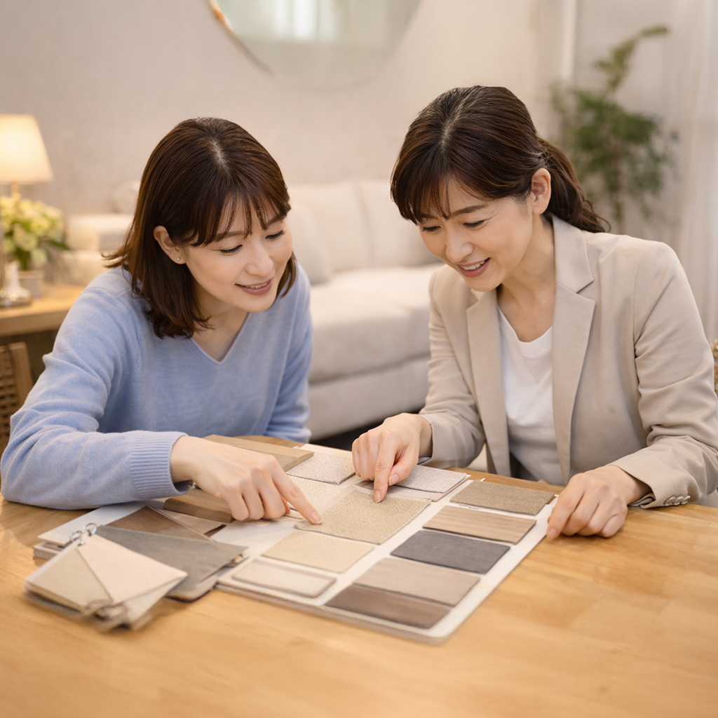 インテリアの色味を整える