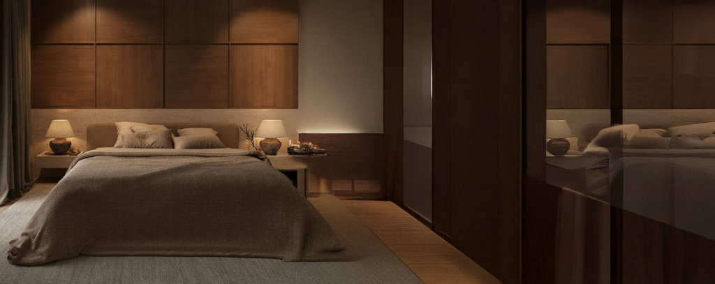 寝具だけでなく、照明・色・レイアウト・温熱環境まで。
睡眠の質を左右する「寝室全体」を、
インテリアの専門家が整える相談サービスです。